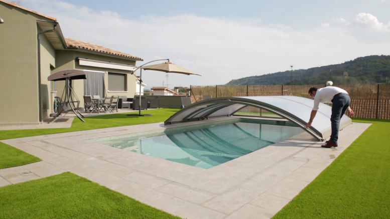 Abris de piscine bas