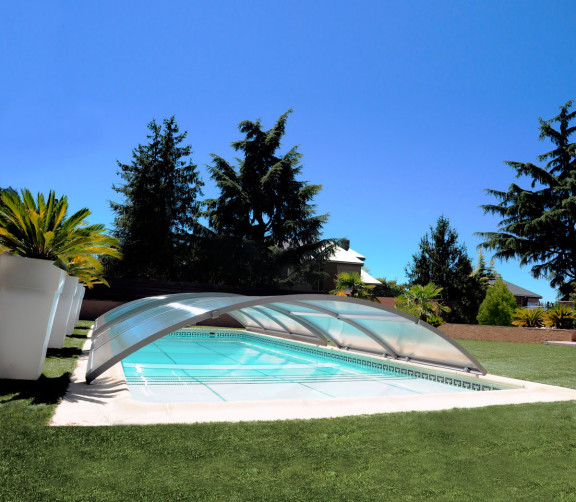 Abris de piscine bas