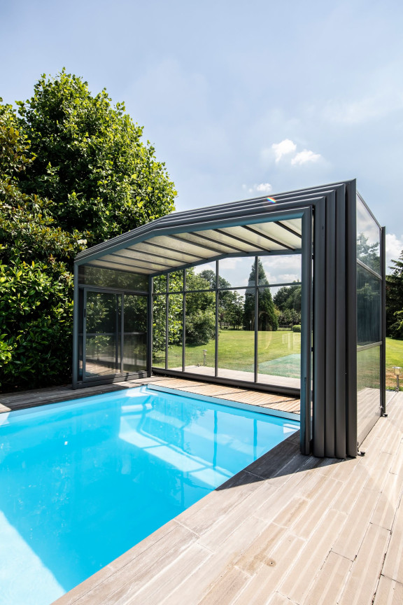 Abris de piscine hauts