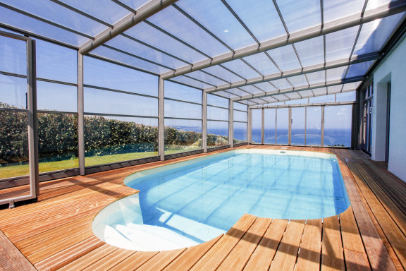 Abris de piscine hauts