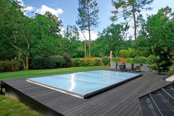 Abris de piscine plats