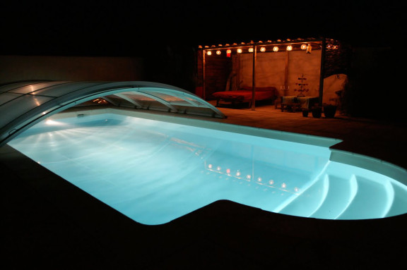 Abris de piscine bas