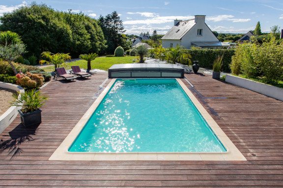 Abris de piscine télescopique