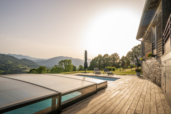 Abris de piscine télescopique