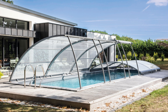 abri de piscine amovible