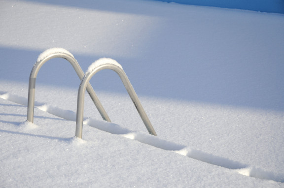 Hivernage du volet de piscine