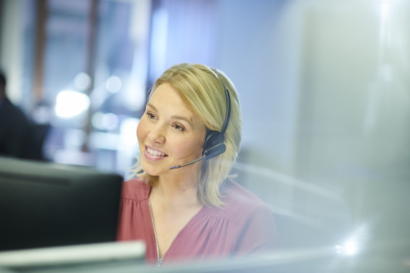 Service client opératrice