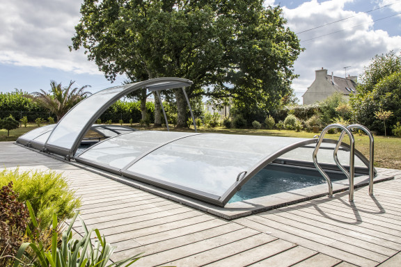 abri de piscine amovible