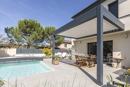 Pergola à lames orientables