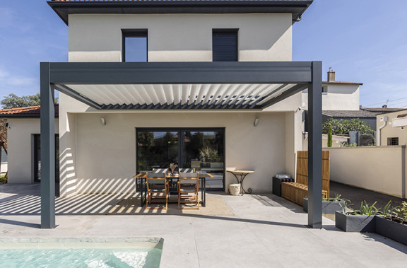 Pergola à lames orientables