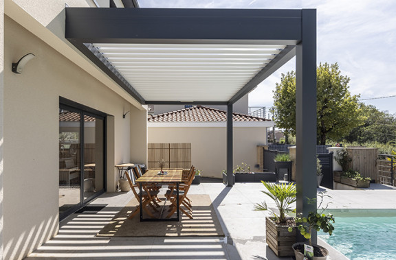 Pergola à lames orientables