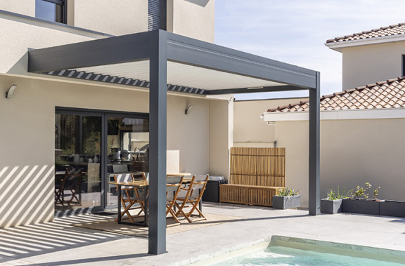 Pergola à lames orientables