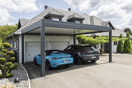 Installation d'un carport Allure