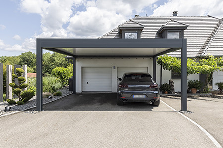 Installation d'un carport Allure