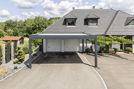 Installation d'un carport Allure