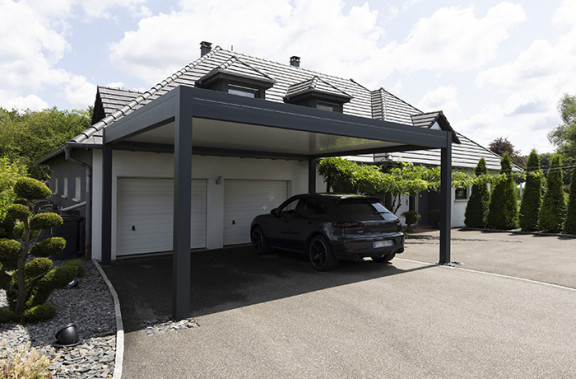 Installation d'un carport Allure