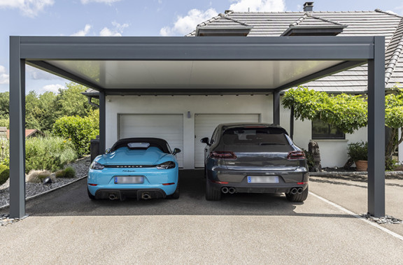 Installation d'un carport Allure