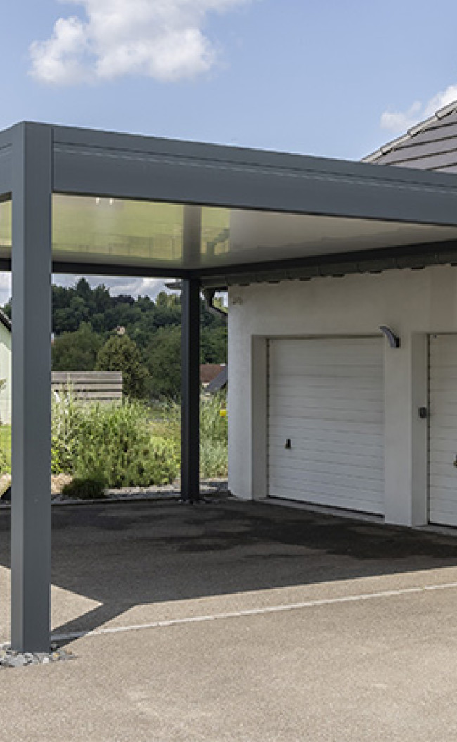 Installation d'un carport Allure