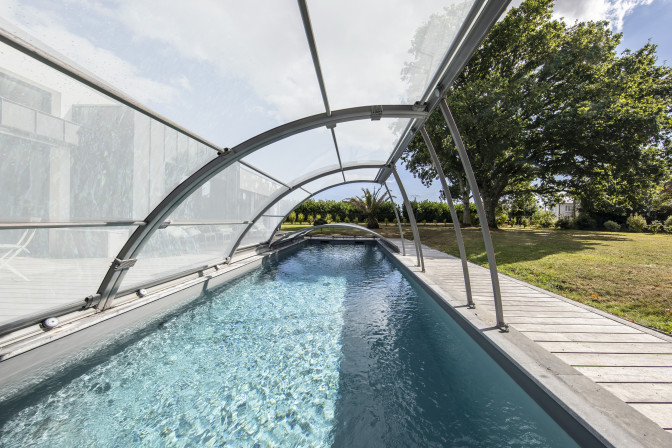 abri de piscine amovible