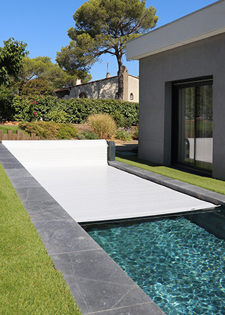 Volet de piscine hors sol