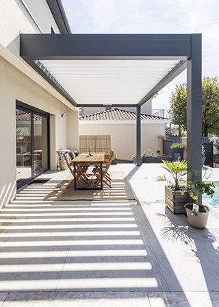Pergola à lames orientables