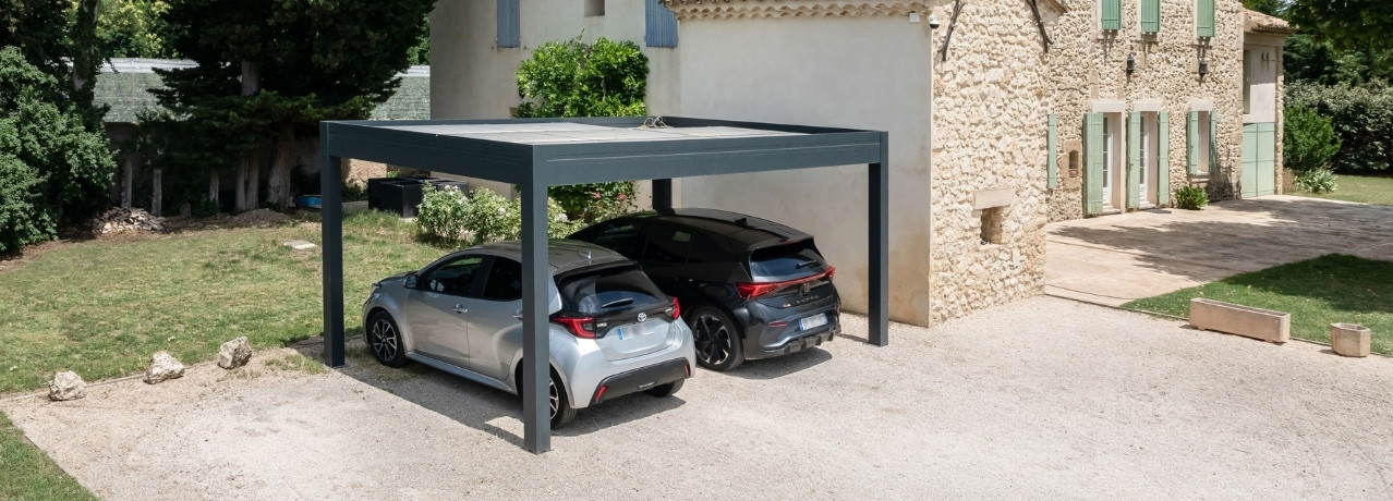 Carport solaire voiture