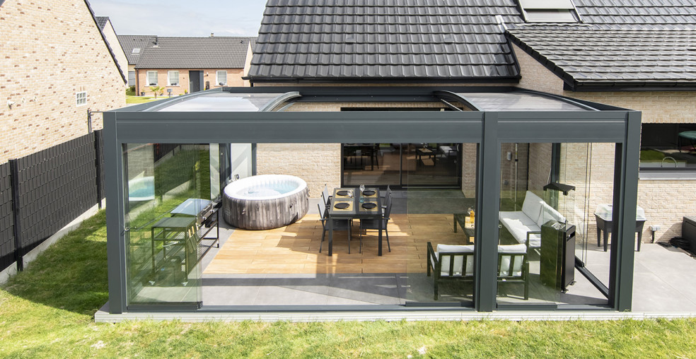 Pergola à toiture ouvrante