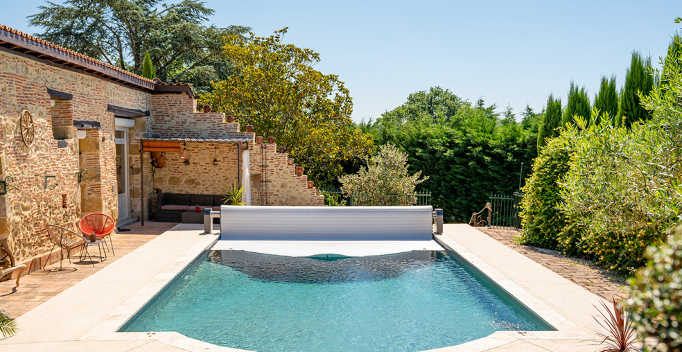 Volet de piscine hors sol color